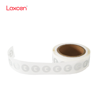Laxcen |   Étiquette autocollante RFID NFC mini format usine 13,56 MHz ISO14443A anti-contrefaçon traçabilité contrôle d'accès puce NTAG213