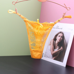 Women Sexy g <strong>String</strong> Lace Underwear Thongs Women Lace Hollow Out Panties <strong>Shaped</strong> Lingerie - Product Image 3