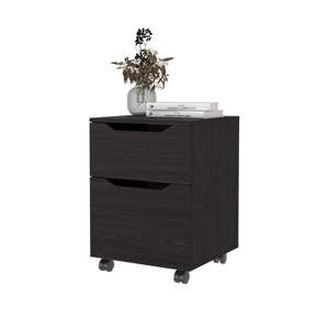 Newriver Nightstand 1 Door 1 <b>Drawer</b> Wengue Finish Bedroom <b>Storage</b> - Product Image 3