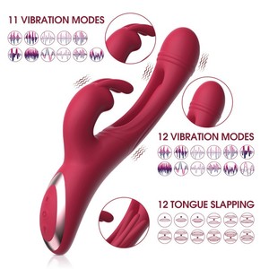 Vibratore Massaggiatore Clitorideo e Punto G Silenzioso e Impermeabile per Donne - Ricaricabile USB, 12 Frequenze - Product Image 2