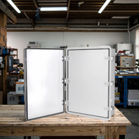 Boîtier de projet électrique extérieur IP67 Matériau PC/ABS transparent Porte articulée transparente Boîtier IP65/IP66 pour instruments électroniques