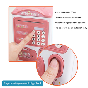 Hucha electrónica con contraseña para cajero automático, caja de dinero en efectivo, ahorro de monedas, cajero automático, caja fuerte, papel de desplazamiento automático, billete de regalo, Banco de dinero - Product Image 4