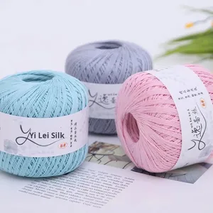<span class=keywords><strong>Coton</strong></span> pur n° <span class=keywords><strong>Fil</strong></span> à tricoter en laine mélangée, 8 brins, teint en torsades, <span class=keywords><strong>pour</strong></span> vêtements printemps-été - Product Image 1