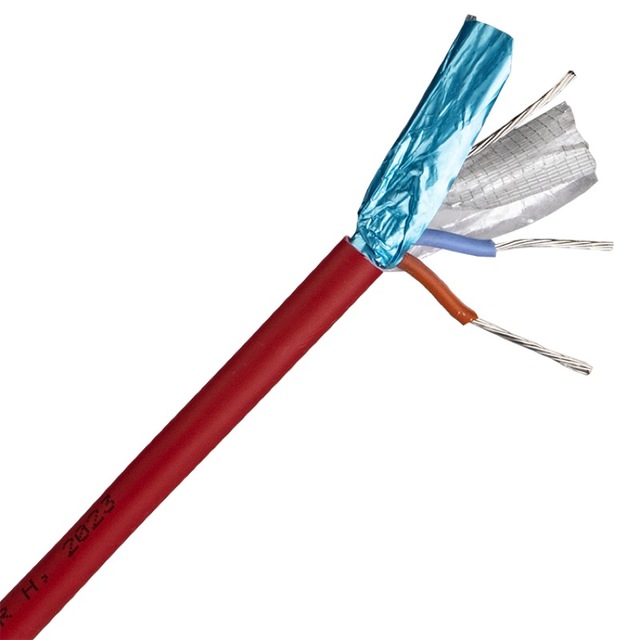 High Quality 100% Copper Fire Alarm Cable Shielded 100m Per Roll with PVC Jacket 300V for Control System