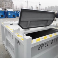 Offre Spéciale DNV 2.7-1 5ft/8ft/10ft Dnv Certified Offshore Skip Container Aluminium Offshore Fishing Boat in Qingdao Port à vendre
