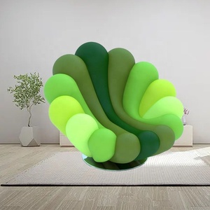 Sedia GEDO con Base Singola in Acciaio Inossidabile, Design Moderno, Spedizione Veloce, Modello Anemone Marino per Soggiorno - Product Image 5