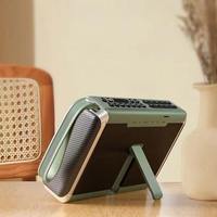 Radio FM portable avec écran LED de 7 pouces, haut-parleur Bluetooth, lecteur de musique vidéo MP4 avec carte TF, rechargeable pour la maison et les personnes âgées