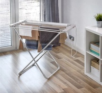 Vente flash : Séchoir à linge de balcon pratique avec bouton marche/arrêt, séchoir à linge chauffant pour usage domestique