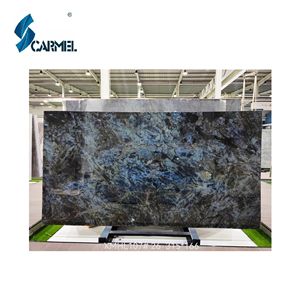 Прямая поставка с завода, лабрадоритовая синяя гранитная плита, лемурская синяя мраморная плита, голубая мраморная плитка, окрашенная лабрадором, жемчужно-гранитная плитка - Product Image 4