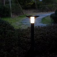 Applique murale solaire LED étanche IP65 anti-corrosion avec détecteur de mouvement, angle de faisceau de 270°, blanc chaud pour jardins et trottoirs