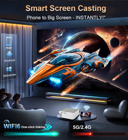 Stock d'entrepôt UE, Fournisseur direct d'usine Vortex, projecteur LCD portable HD 1080P 3D intégré pour cinéma maison