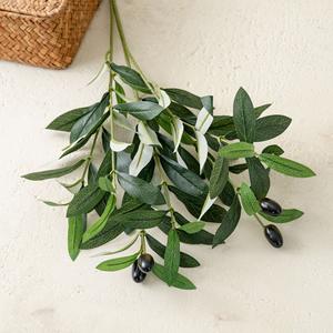 Shijing Olive Branch INS Fleurs Artificielles Fabricant Décoration Maison <span class=keywords><strong>Bouquet</strong></span> de <span class=keywords><strong>Mariage</strong></span> Mur de Fleurs Fausses Fleurs d'Extérieur - Product Image 3