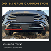 Grille inférieure avant en ABS avec filet anti-insectes, ensemble de 2 pièces pour BYD Song PLUS Champion Edition EV DM-i 2024