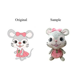 Vente en gros usine : Jouets en peluche doux personnalisés, animaux en peluche brodés (Moucheur, Canard) selon dessins, en tissu de coton, cadeaux - Product Image 3