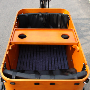Vélo cargo électrique familial avec moteur arrière 250W 500W, conforme aux normes européennes, avec <span class=keywords><strong>porte</strong></span> latérale, tricycle électrique pour enfants, meilleure vente - Product Image 5