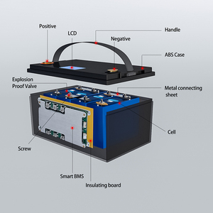 12V 48V 200Ah 300Ah Lithium Iron Phosphate Battery Home Solar <b>Storage</b> <b>System</b> IP65 Waterproof CAN RS485 - Product Image 6