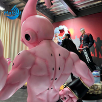 Vente flash - Figurine d'action artistique en fibre de verre peinte à la main, Dragon Majin Buu, décoration d'intérieur, Thanksgiving, Saint-Valentin
