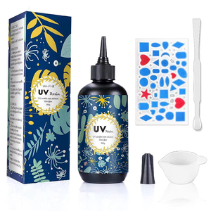 Tinh thể rõ ràng nhựa lỏng uv chữa nhựa cứng cho nghệ thuật thủ công accessaries và tự làm rõ ràng uv nhựa phun bọt - Product Image 3