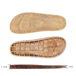 Factory Customized Durable PVC Mid Sole with <b>Soft</b> Arch Support Sweat Absorb PVA Outsole and Leather Cork for Sandals - Product Image 3