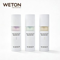 Botol Pompa Kosmetik Plastik Putih AS untuk Kemasan Lotion, Primer, Tabir Surya, dan Foundation