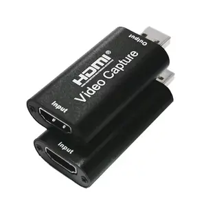 फैक्टरी प्रत्यक्ष उच्च गुणवत्ता यूएसबी HDMI वीडियो पर कब्जा करने के लिए 30Hz 1080p लाइव स्ट्रीमिंग HDMI करने के लिए यूएसबी 2.0 4K ऑडियो के साथ
