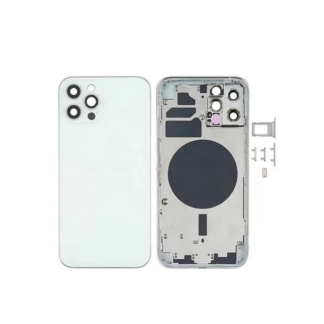 OEM for iPhone 8 X XS XR XSMax 11 12 13 Battery Door Rear Glass Cover with Middle Frame Back Housing Replacement