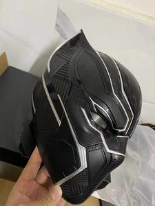 Máscara de Casco Electrónico de <span class=keywords><strong>Pantera</strong></span> <span class=keywords><strong>Negra</strong></span> para Juego de Rol con <span class=keywords><strong>Ojos</strong></span> Luminosos - Product Image 3