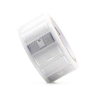 Etiqueta Adhesiva RFID UHF Pasiva Personalizada de Largo Alcance, Muestra Gratuita, para Gestión de Inventario de Activos, Almacenes y Supermercados