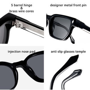 نظارات شمسية مصممة خصيصًا للنساء مع حماية من الأشعة فوق البنفسجية، نظارات شمسية CP <span class=keywords><strong>2026</strong></span> للرجال، نظارات شمسية مربعة متدرجة اللون - Product Image 4