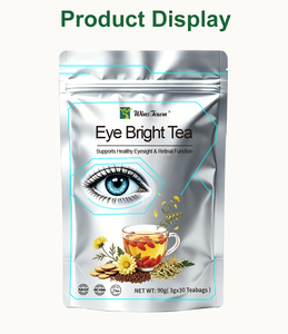 Natural Eye Bright Herbal <b>Tea</b> Wolfberry Chrysanthemum Honeysuckle Mint Licorice Blend Support Healthy Eyesight Retinal Function - Product Image 1