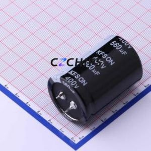 KN561M40035*50A Snap-in Aluminum Electrolytic Capacitor Through hole Component (THT),D35xL50mm 560uF 20% 400V 35mm - Product Image 1