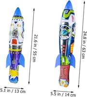 Ballons gonflables en forme de fusée en gros pour kits scientifiques STEM |   Usine de jouets OEM/ODM