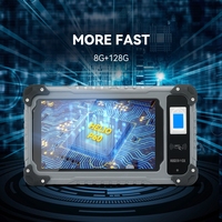 Tableta Industrial Resistente de 7 Pulgadas con Lector de Huellas Dactilares y RFID, Android, Octa Core 2.0GHz, IP67, 1000 Nit, 10000mAh, Resistente al Agua, para B70