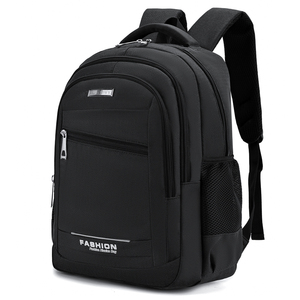 New Fashion 600d Extra Large Waterproof Laptop <b>Backpack</b> Custom Print Logo 15.6 Inch Zipper Softback Fabric Letter - Product Image 1