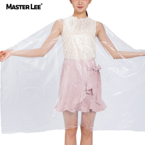 Masterlee plastic disposable <strong>one</strong> time use barber cape for <strong>hairdressing</strong> - Product Image 4