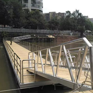 Plataforma <span class=keywords><strong>Flotante</strong></span> de Fácil Instalación, Resistente, para Ocio, Muelle <span class=keywords><strong>Flotante</strong></span>, Cubierta para Yates, Suelo de WPC para Exteriores, para Muelles junto al Lago - Product Image 1