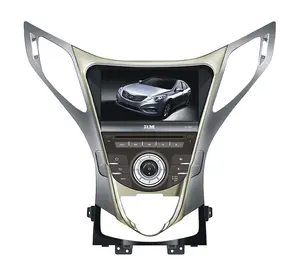 เครื่องเล่นดีวีดีระบบนำทาง GPS สำหรับรถยนต์ HYUNDAI Grandeur HG 2011ขนาด8นิ้ว4G และ WiFi BT