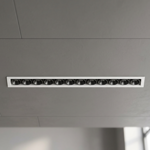 4Tech LED Linear Pixel Light 12 Têtes Fixes Dimmables Multispots Angle de Faisceau 24/36° 27/30/4000K IRC 80/90/95 20W Downlights - Product Image 2