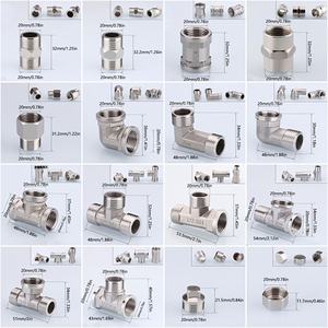 Npt Bsp 1&quot;2&quot;3&quot;4&quot; Stainless Steel Tube <strong>Fitting</strong> Control Elbow Nipple Joint Adapter Couple Female Male Water Pipe <strong>Fitting</strong> - Product Image 5