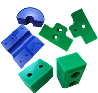Composants de glissement et de positionnement en plastique de précision sur mesure, support en plastique, support UPE