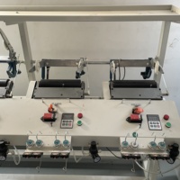 Machine à rembobiner le fil à 4 têtes, machine à enrouler, 4 cônes vers le bas, 4 broches, machine à enrouler le fil à coudre