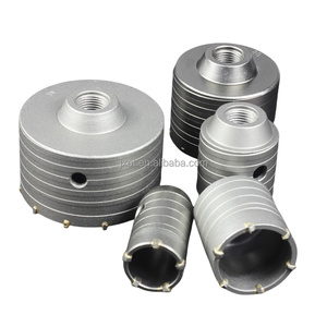 Forets à <span class=keywords><strong>béton</strong></span> 30-160 mm SDS Plus en alliage de carbure de tungstène finition sablée pour maçonnerie et murs en ciment – Jeu de scies cloches - Product Image 4