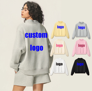 Sudadera con Capucha Reversible de Cuello Alto, Talla Grande, Servicio OEM de Alta Calidad, Personalizable <span class=keywords><strong>para</strong></span> <span class=keywords><strong>Hombre</strong></span> y Mujer, Estilo Hip Hop, Otoño - Product Image 1