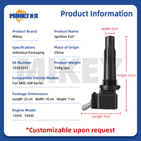 Bobine d'allumage moteur MIKEY 10353257 pour SAIC GM MG MG5 ZS Roewe I5 I6 PLUS RX3 PRO RX3 Longmao Pièces automobiles 10577458 F01R00A148