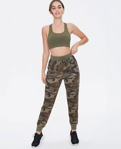Pantalon de survêtement skinny imprimé coloré mi-taille pour femmes High Street Fashion Joggers décorés en dentelle les plus populaires pour l'hiver - Product Image 2