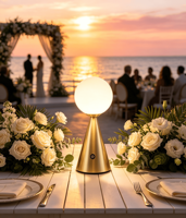 Lampe sur pied de style golf, design contemporain, moderne et luxueux, pour la maison, l'hôtel, le bureau, fonctionne sur piles, lumière blanche chaude