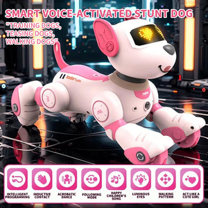 Jouets robotiques intelligents télécommandés, chien dansant intelligent en plastique avec programmation IA, éducatif et électrique, pour cascades - Product Image 3