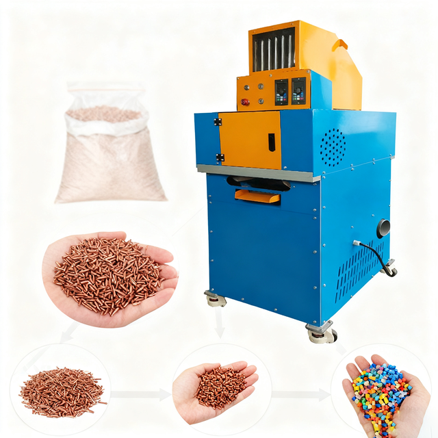 Small Copper Cable Granulator and Separator Machine for Home Use Car Wire Computer Wire Recycling Machine