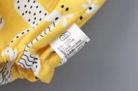 Culottes d'apprentissage lavables et réutilisables en coton pour bébé, sous-vêtements d'apprentissage imperméables en gaze pour tout-petits, culottes d'apprentissage pour bébé