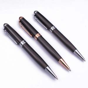 Bolígrafo de Metal de Alta Calidad, Diseño de Lujo en Latón Personalizable, Color Negro Pistola y Oro Rosa, para Negocios, con Logotipo OEM/ODM - Product Image 5